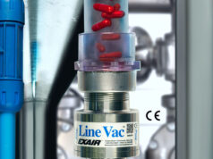 Larger 303SS Air Conveyor Converts Standard Pipe to Convey in Corrosive Environments SS Line Conveyor