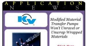 Modified Material Transfer Pumps Won’t Unravel or Unwrap Wrapped Materials kv app1