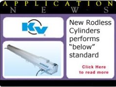 New Rodless Cylinders performs “below” standard kv app3