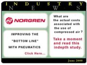 IMPROVING THE “BOTTOM LINE” WITH PNEUMATICS. norgren industry news