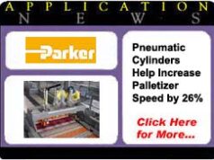 Pneumatic Cylinders Help Increase Palletizer Speed by 26% by Philip Vivirito parker app4