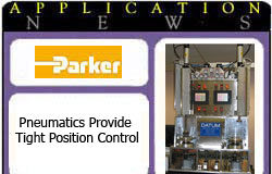 Pneumatics Provide Tight Position Control parker app7