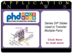 PHD Series SIP Slides Used to Transfer Multiple Parts phd app3