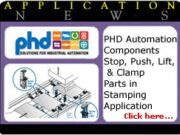 PHD Automation Components Stop, Push, Lift, & Clamp Parts in Stamping Application phd app