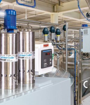 Dual 316SS Cabinet Coolers With Digital Control Resist Heat and Corrosion Dual 316SS Cabinet Coolers