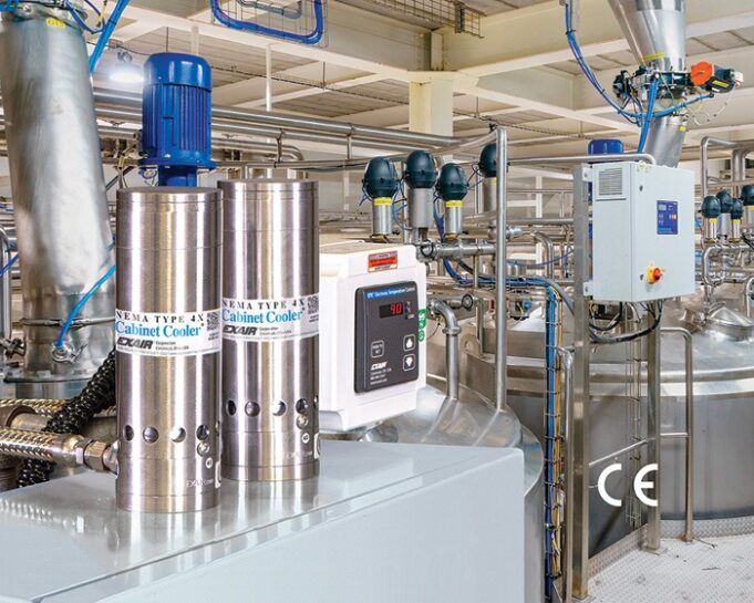 Dual 316SS Cabinet Coolers With Digital Control Resist Heat and Corrosion Dual 316SS Cabinet Coolers