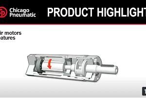 Chicago Pneumatic’s vane air motor range Vane Motor