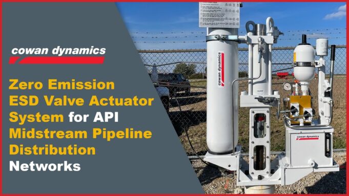 ESD Valve Actuator System for API Midstream Pipelines