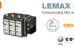 The new mini vacuum pumps with Communication IO-Link, LEMAX IO series LEMAX IO